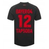 Bayer Leverkusen Edmond Tapsoba #12 Heimtrikot 2023-24 Kurzarm